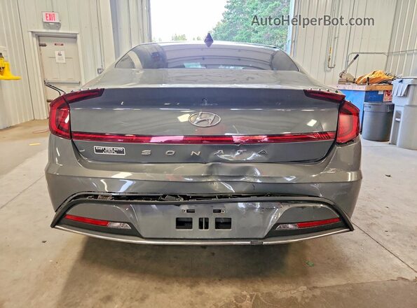 5NPEG4JA2LH020452 2020 HYUNDAI SONATA Gray Rear view
