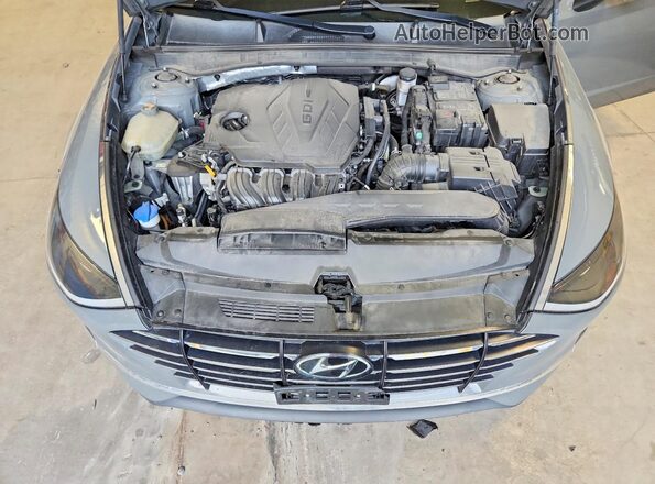 5NPEG4JA2LH020452 2020 HYUNDAI SONATA Gray Rear interior view