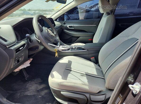 5NPEG4JA2MH128362 2021 HYUNDAI SONATA Gray Widok wnętrza z przodu