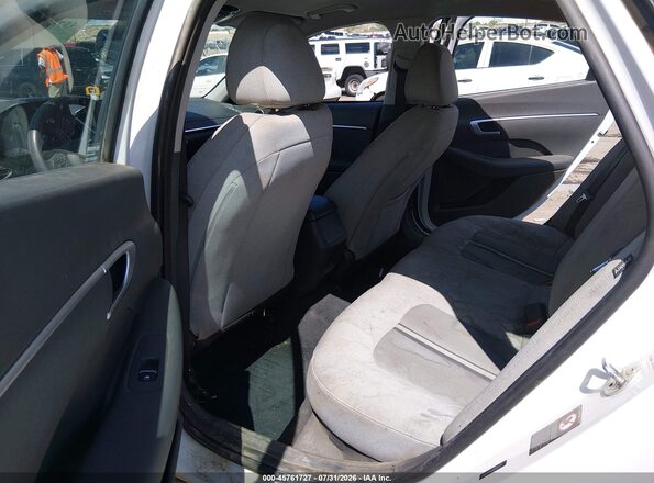 5NPEG4JA3MH080709 2021 HYUNDAI SONATA White Widok naklejki z numerem VIN