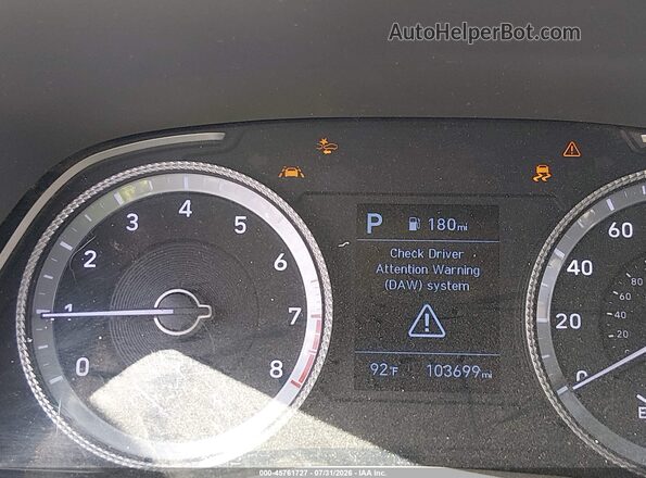 5NPEG4JA3MH080709 2021 HYUNDAI SONATA White Widok tylnych siedzeń