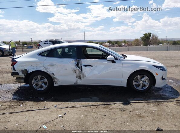 5NPEG4JA3MH080709 2021 HYUNDAI SONATA White Widok wnętrza z tyłu