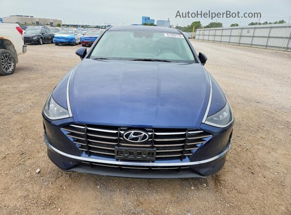 5NPEG4JA3MH104829 2021 HYUNDAI SONATA Blue Widok z przodu