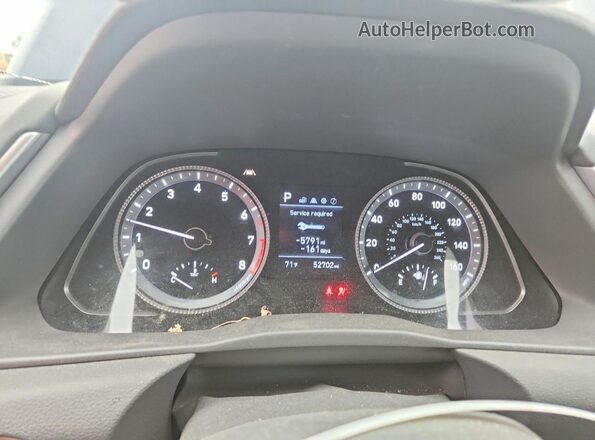 5NPEG4JA3MH104829 2021 HYUNDAI SONATA Blue Widok zestawu wskaźników