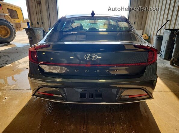 5NPEG4JA6MH078601 2021 HYUNDAI SONATA Gray Widok z tyłu