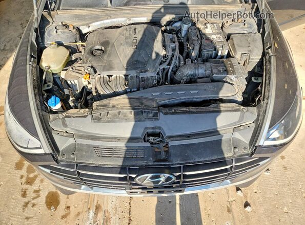 5NPEG4JA6MH078601 2021 HYUNDAI SONATA Gray Widok wnętrza z tyłu