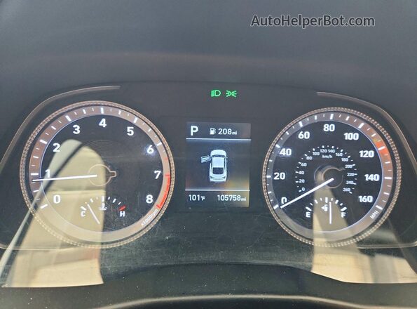 5NPEG4JA6MH118319 2021 HYUNDAI SONATA Blue ხელსაწყოთა პანელის ხედი