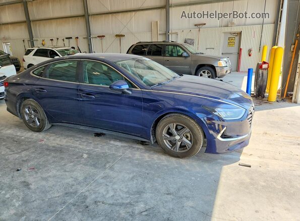 5NPEG4JA6MH118319 2021 HYUNDAI SONATA Blue წინა მარჯვენა