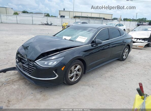 5NPEG4JA6MH130664 2021 HYUNDAI SONATA Black Передня ліва чверть