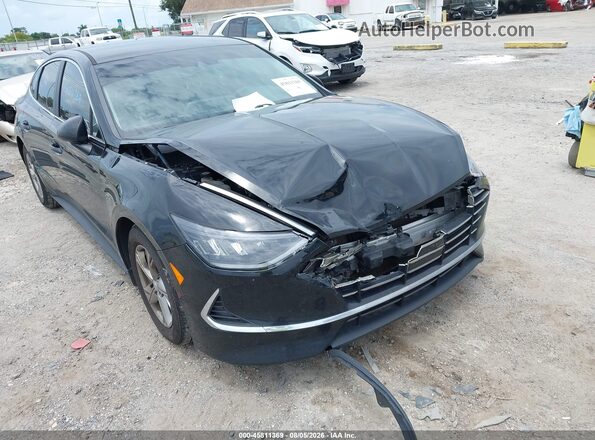 5NPEG4JA6MH130664 2021 HYUNDAI SONATA Black Вид спереду
