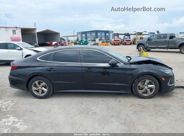 5NPEG4JA6MH130664 2021 HYUNDAI SONATA Black Вид задньої частини салону