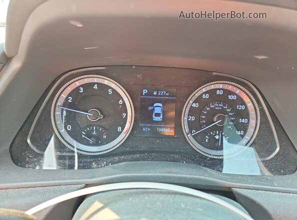 5NPEG4JA8LH030516 2020 HYUNDAI SONATA White Instrument cluster view