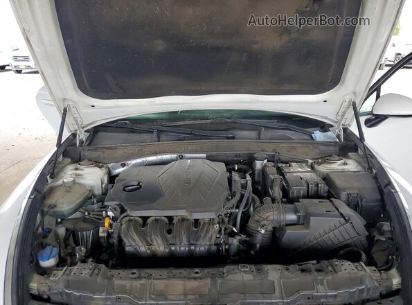 5NPEG4JA9MH062974 2021 HYUNDAI SONATA White უკანა სალონის ხედი