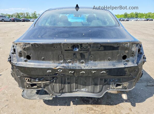 5NPEG4JAXLH053344 2020 HYUNDAI SONATA Black Widok z tyłu