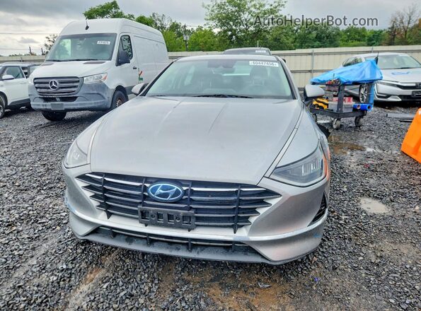 5NPEG4JAXLH054817 2020 HYUNDAI SONATA Silver Front view