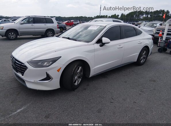 5NPEG4JAXMH066600 2021 HYUNDAI SONATA White Передня ліва чверть