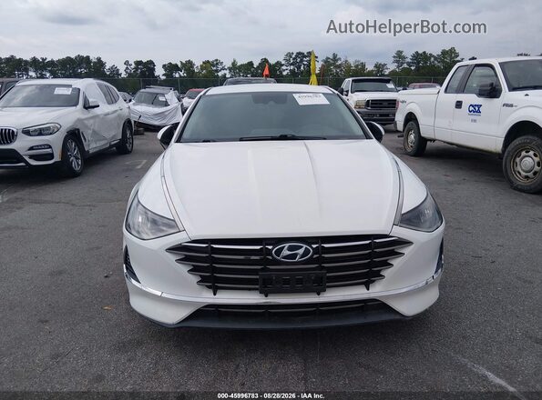 5NPEG4JAXMH066600 2021 HYUNDAI SONATA White Вид щитка приладів