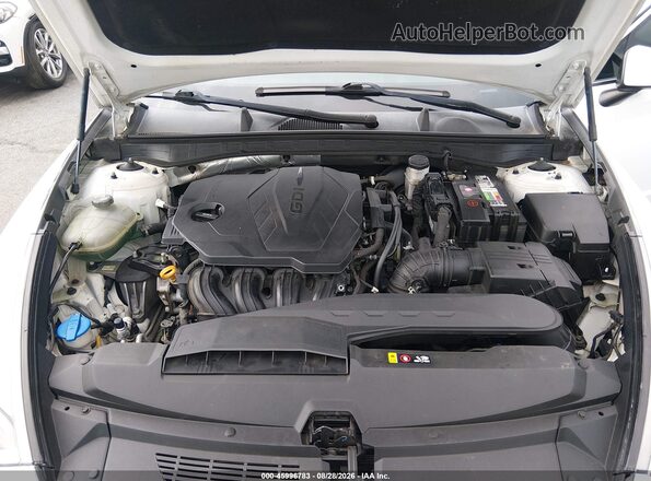 5NPEG4JAXMH066600 2021 HYUNDAI SONATA White Вид ззаду