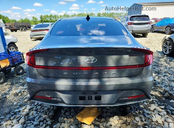 5NPEG4JAXMH073059 2021 HYUNDAI SONATA Silver Вид ззаду