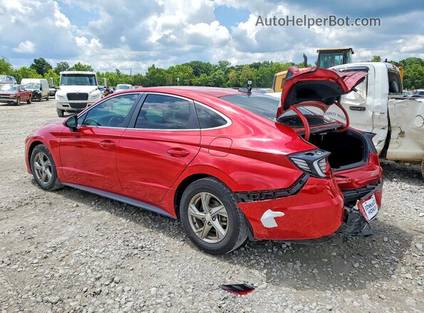 5NPEG4JAXMH082795 2021 HYUNDAI SONATA Red Tył lewy