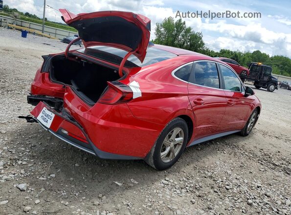 5NPEG4JAXMH082795 2021 HYUNDAI SONATA Red Tył prawy