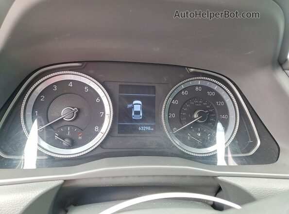 5NPEG4JAXMH082795 2021 HYUNDAI SONATA Red Widok zestawu wskaźników