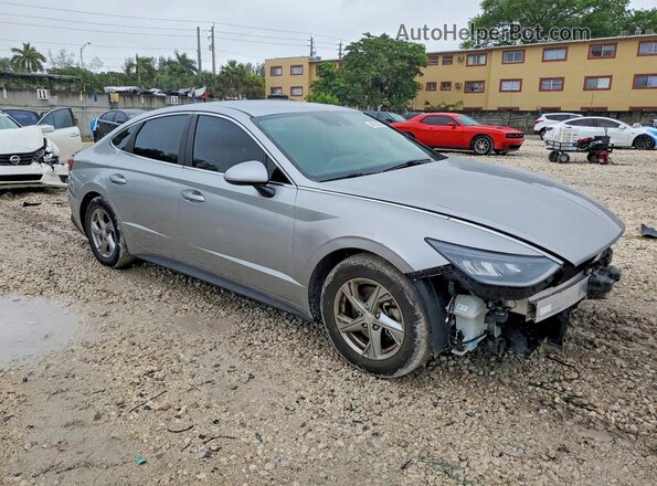 5NPEG4JAXMH111194 2021 HYUNDAI SONATA Silver Delantero derecho