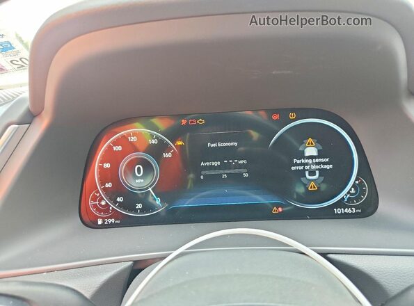 5NPEH4J21LH010923 2020 HYUNDAI SONATA Серый Вид щитка приборов