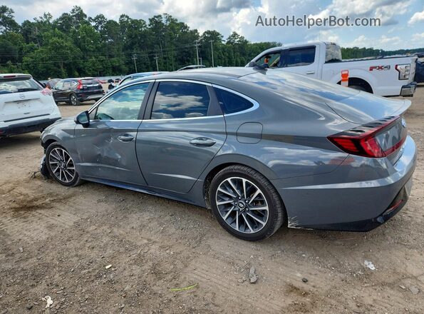 5NPEH4J21LH010923 2020 HYUNDAI SONATA Серый Задняя левая четверть