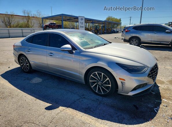 5NPEH4J21MH089768 2021 HYUNDAI SONATA Silver Przód prawy