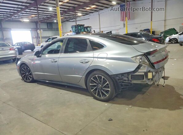 5NPEH4J22MH072123 2021 HYUNDAI SONATA Silver Հետևի ձախ