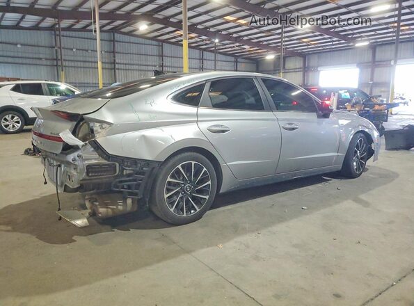 5NPEH4J22MH072123 2021 HYUNDAI SONATA Silver Հետևի աջ