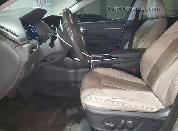 5NPEH4J22MH072123 2021 HYUNDAI SONATA Silver Սալոնի դիմացի տեսք
