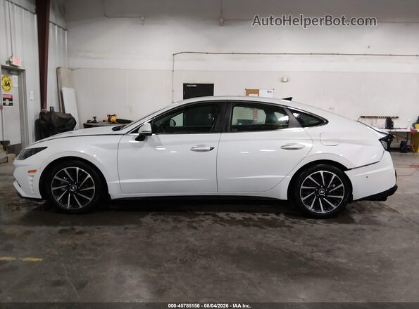 5NPEH4J22MH078777 2021 HYUNDAI SONATA White სალონის 360-გრადუსიანი ხედი