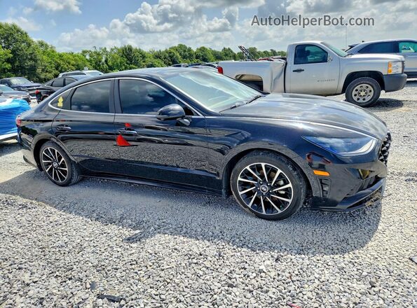 5NPEH4J22MH078990 2021 HYUNDAI SONATA Black Front right