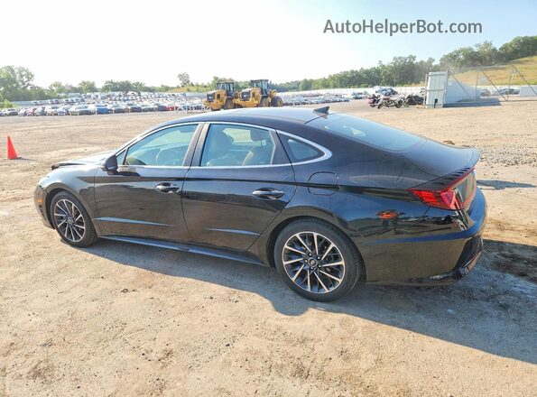5NPEH4J23LH010664 2020 HYUNDAI SONATA Black Հետևի ձախ