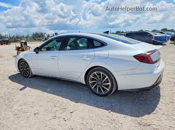 5NPEH4J23MH063480 2021 HYUNDAI SONATA White Rear left