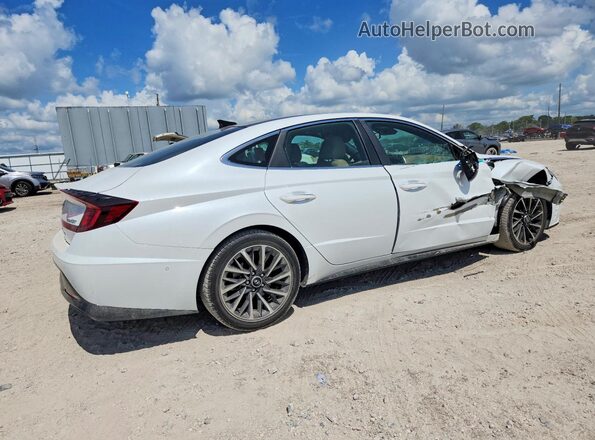 5NPEH4J23MH063480 2021 HYUNDAI SONATA White Rear right