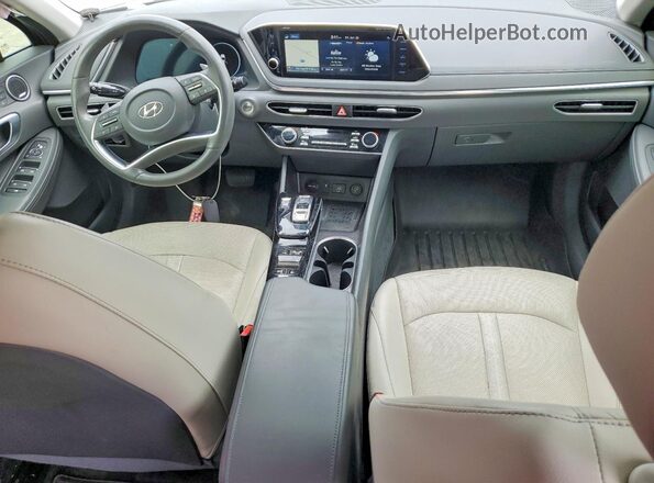 5NPEH4J24LH036822 2020 HYUNDAI SONATA Black Dashboard view