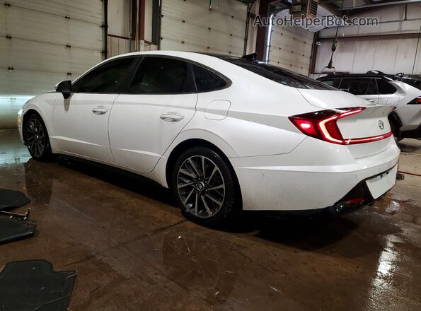 5NPEH4J24LH049649 2020 HYUNDAI SONATA White უკანა მარცხენა