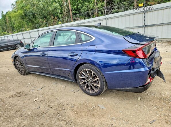 5NPEH4J24NH149995 2022 HYUNDAI SONATA Blue Tył lewy