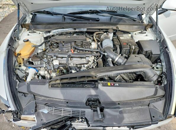 5NPEH4J25MH123792 2021 HYUNDAI SONATA White Սալոնի հետևի տեսք