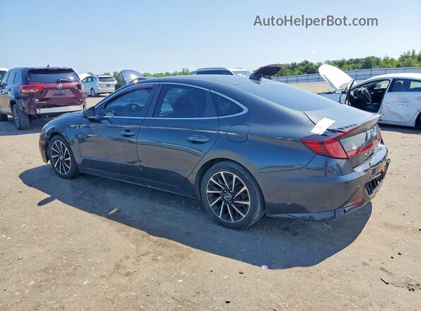 5NPEH4J26MH069838 2021 HYUNDAI SONATA Charcoal Tył lewy