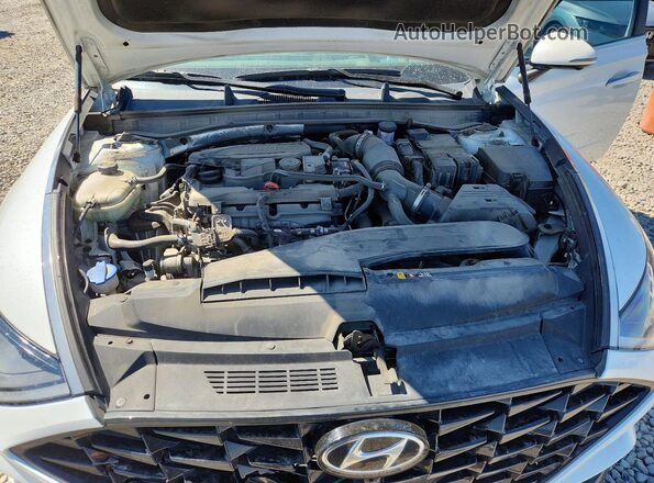 5NPEH4J26MH077244 2021 HYUNDAI SONATA White Սալոնի հետևի տեսք