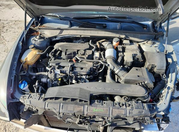5NPEH4J26MH110212 2021 HYUNDAI SONATA Gray Սալոնի հետևի տեսք