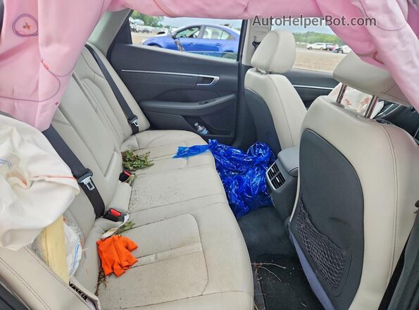 5NPEH4J27LH008271 2020 HYUNDAI SONATA Gray Rear seats view