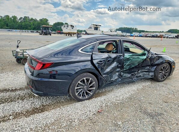 5NPEH4J27MH064437 2021 HYUNDAI SONATA Black Հետևի աջ