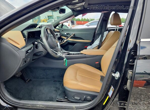 5NPEH4J27MH064437 2021 HYUNDAI SONATA Black Սալոնի դիմացի տեսք