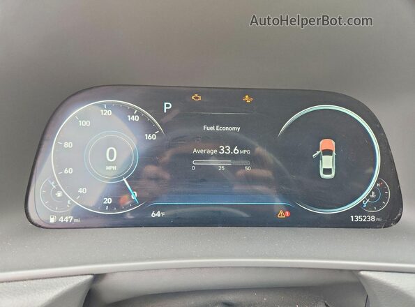 5NPEH4J28LH021708 2020 HYUNDAI SONATA Black ხელსაწყოთა პანელის ხედი