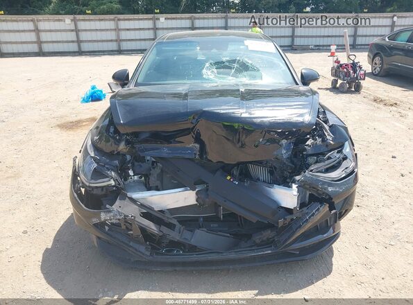 5NPEH4J29LH028277 2020 HYUNDAI SONATA Черный Вид спереди